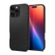 SPIGEN LIQUID AIR szilikon telefonvédő ütésállóság, légpárnás sarok, rombusz FEKETE