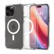 SPIGEN ULTRA HYBRID MAG műanyag telefonvédő ütésállóság, légpárnás keret, MagSafe ÁTLÁTSZÓ