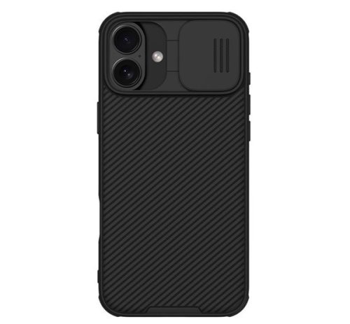 NILLKIN CAMSHIELD PRO MAGNETIC műanyag telefonvédő ütésállóság, kameravédő, mágneses, csíkos FEKETE