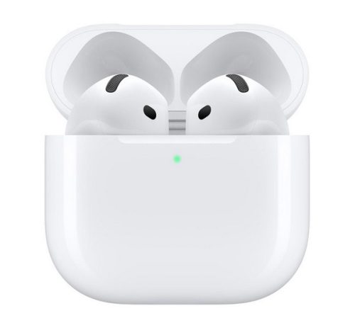 APPLE AIRPODS 4 bluetooth fülhallgató SZTEREO mikrofon + töltőtok FEHÉR