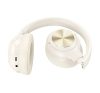 HOCO W54 bluetooth fejhallgató SZTEREO v5.4, aktív zajszűrő, 3.5mm jack aljzat KRÉM