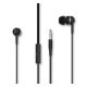 MOTOROLA EARBUDS 105 fülhallgató SZTEREO 3.5mm jack, felvevő gomb FEKETE