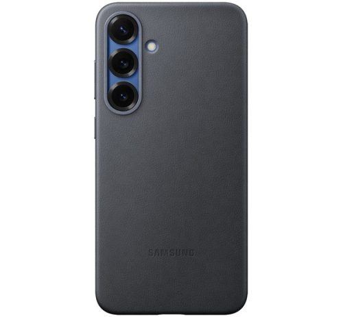 SAMSUNG műanyag telefonvédő ECO vegán bőr hátlap FEKETE
