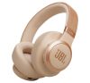 JBL LIVE 770NC bluetooth fejhallgató SZTEREO v5.3, mikrofon, aktív zajszűrő, multipoint, összehajtható HOMOK