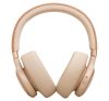 JBL LIVE 770NC bluetooth fejhallgató SZTEREO v5.3, mikrofon, aktív zajszűrő, multipoint, összehajtható HOMOK