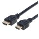 TV/HDMI kábel HDMI dugó - HDMI dugó, 500cm, CA-183 kompatibilis FEKETE