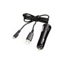 SAMSUNG autós töltő USB aljzat 3.5W + microUSB kábel FEKETE