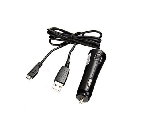 SAMSUNG autós töltő USB aljzat 3.5W + microUSB kábel FEKETE