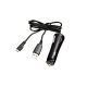 SAMSUNG autós töltő USB aljzat 3.5W + microUSB kábel FEKETE