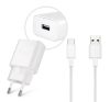 HUAWEI hálózati töltő USB aljzat 10W, gyorstöltő + LX1121 Type-C kábel FEHÉR