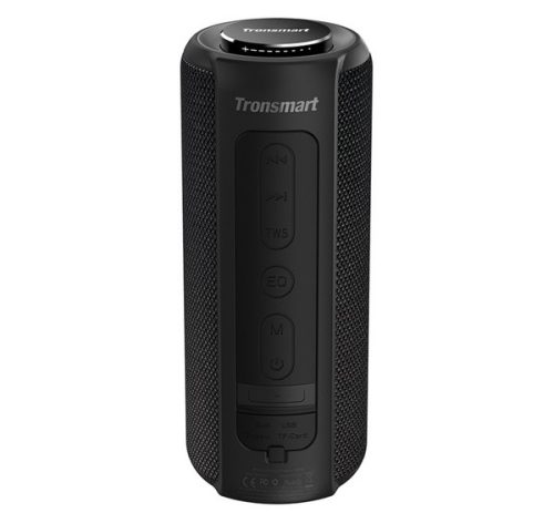 TRONSMART ELEMENT T6 PLUS bluetooth hordozható hangszóró v5.0, microUSB csatlakozó, IPX6 vízálló, 40W FEKETE