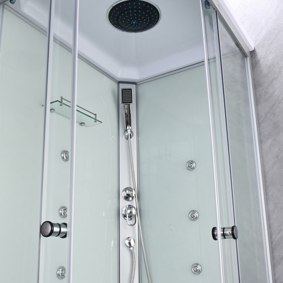 Valerie 70x100 cm szögletes hidromasszázs zuhanykabin