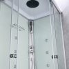 Valerie 80x120 cm szögletes hidromasszázs zuhanykabin