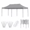 Összecsukható kerti pavilon 3x6 m szürke