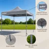 Összecsukható kerti pavilon 3x6 m szürke