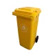 Hulladéktároló 120L sárga