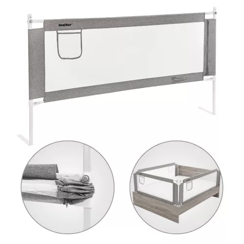 Leesésgátló védőkorlát ágyhoz 180 cm