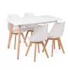 Silla 120 4+1 étkező garnitúra fehér-fehér