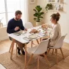 Silla 120 4+1 étkező garnitúra fehér-fehér