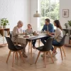 Silla 150 6+1 étkező garnitúra fekete-fekete