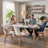 Silla 150 6+1 étkező garnitúra fehér-fehér