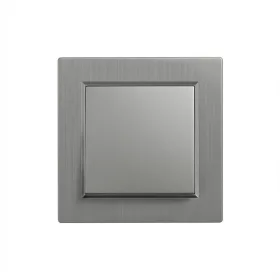 Nova kereszt kapcsoló 10A 250V 107 szürke kerettel