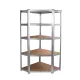Nagy teherbírású sarokpolc 180x70x40-40 cm 175 kg króm