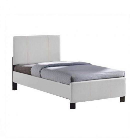 Egyszemélyes ágy ágyráccsal 90x200 cm LT0281 fehér