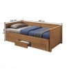 Egyszemélyes ágy 90x200 cm LT1130 tölgy