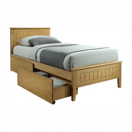 Egyszemélyes ágy 90x200 cm LT1136 tölgy
