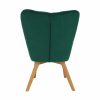 Fotel LT2792, smaragd velvet anyag-tölgy