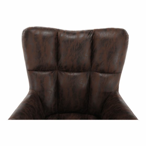 Fotel LT2844, barna-fekete