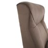Fotel LT2893, szürkésbarna textil