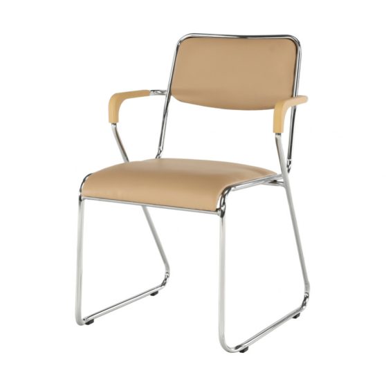 Irodai szék LT3854 barna textilbőr