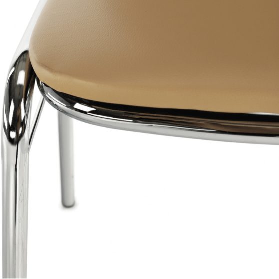 Irodai szék LT3880 barna textilbőr