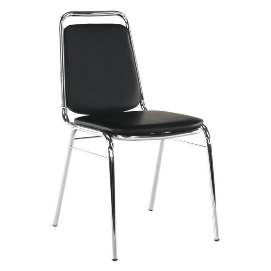 Irodai szék LT3881 fekete textilbőr