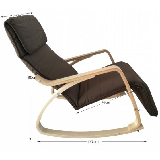 Relax fotel LT4984 nyírfa-barna anyag