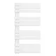 Solaro Design törölközőszárító radiátor 1200x600 mm fehér