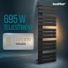 Solaro Design törölközőszárító radiátor 1400x600 mm fekete