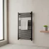 Egyenes törölközőszárító radiátor 1000x500 mm fekete