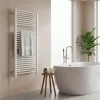 Egyenes törölközőszárító radiátor 1200x600 mm fehér