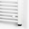 Íves törölközőszárító radiátor 1200x500 mm fehér
