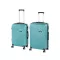 TraveLux Pro XII gurulós bőrönd szett lagúnakék