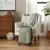 TraveLux Pro XIII gurulós bőrönd szett olajzöld