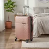 TraveLux Pro XIX gurulós bőrönd szett rosegold