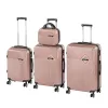 TraveLux Pro XXIV gurulós bőrönd szett rosegold