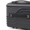 TraveLux Urban gurulós bőrönd szett fekete