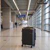 TraveLux Urban III gurulós bőrönd szett fekete