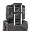 TraveLux Urban VI gurulós bőrönd szett fekete
