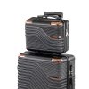 TraveLux Urban VI gurulós bőrönd szett fekete
